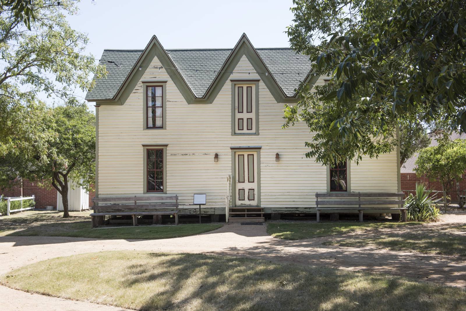 The Samuel Young House at the Heritage Farmstead Museum in Plano, Texas